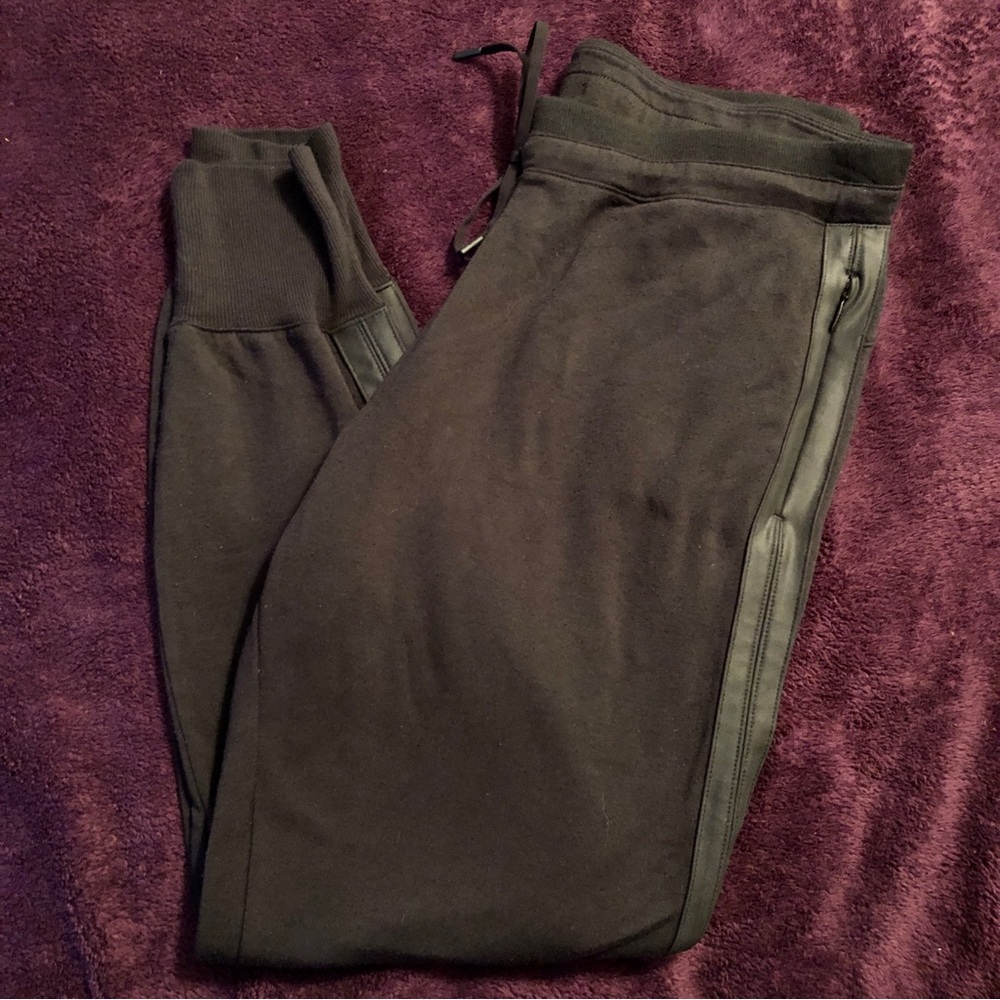 Athleta Black Side Stripe Jogger